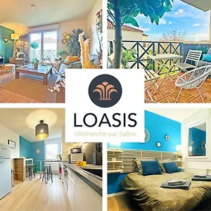 Appartement Loasis - T4 Proche Gare Et Centre, Villefranche-sur-Saône